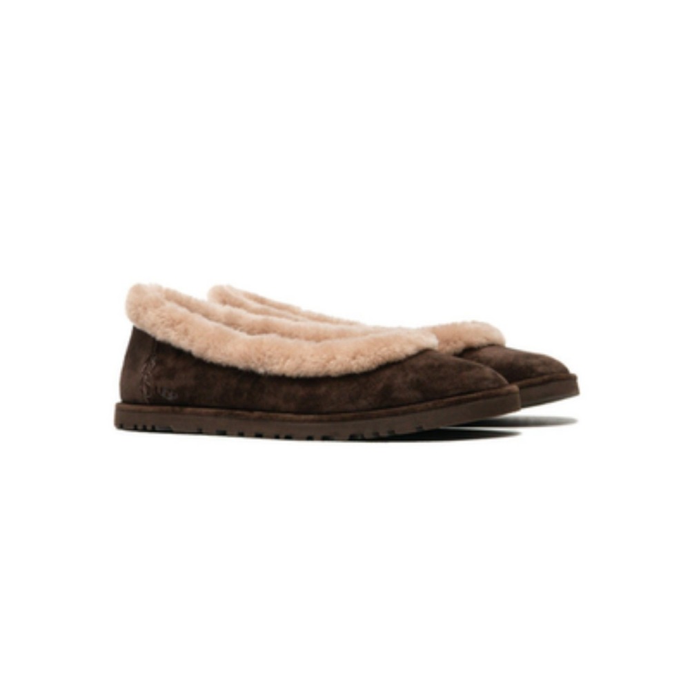 UGG Zora Ballet Flat Dusted Cocoa Women's Size 8.5